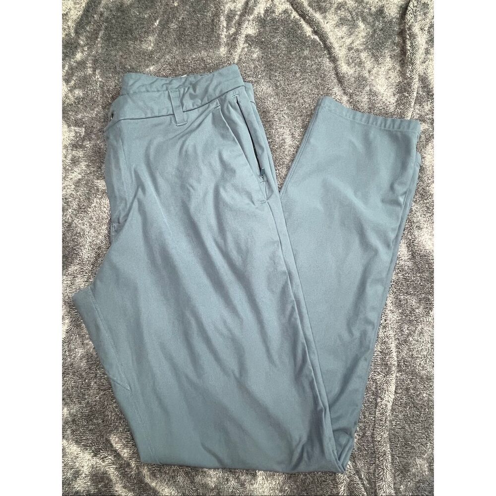Lululemon Men’s ABC / Commission Pants Size 33 Blue Stretch Golf Travel Performa